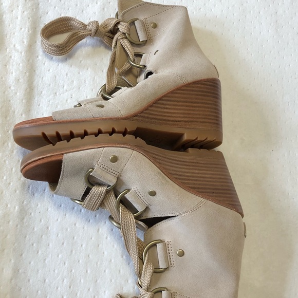 New Sorel open toe lace up bootie - Picture 6 of 8